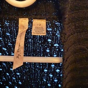 Elegant Black Knit Sweater